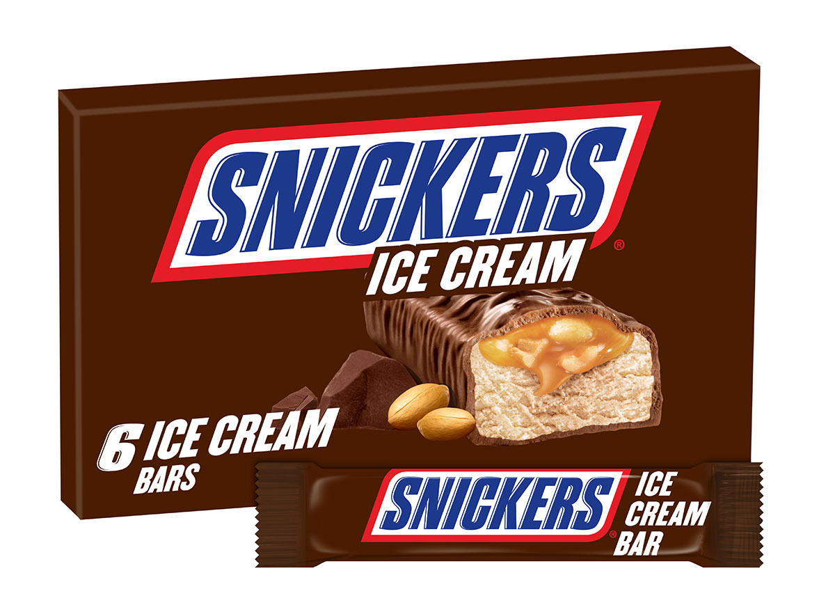 box of snickers ice cream bars