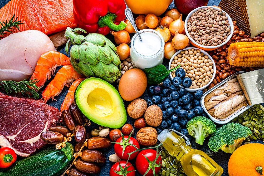 A lower-calorie Mediterranean diet could include proteins such as salmon, chicken breast and tuna, as well as fruits, vegetables, nuts, seeds, legumes and olive oil.