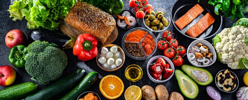 The Mediterranean diet is plant-based with little red meat or sweets and incorporates daily exercise and socialization.