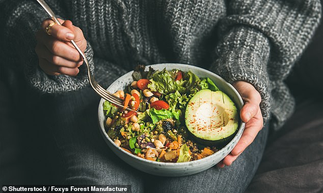 It might not be the most appetising for everyone, but scientists have discovered adopting a vegan diet is much better for the planet (file image)